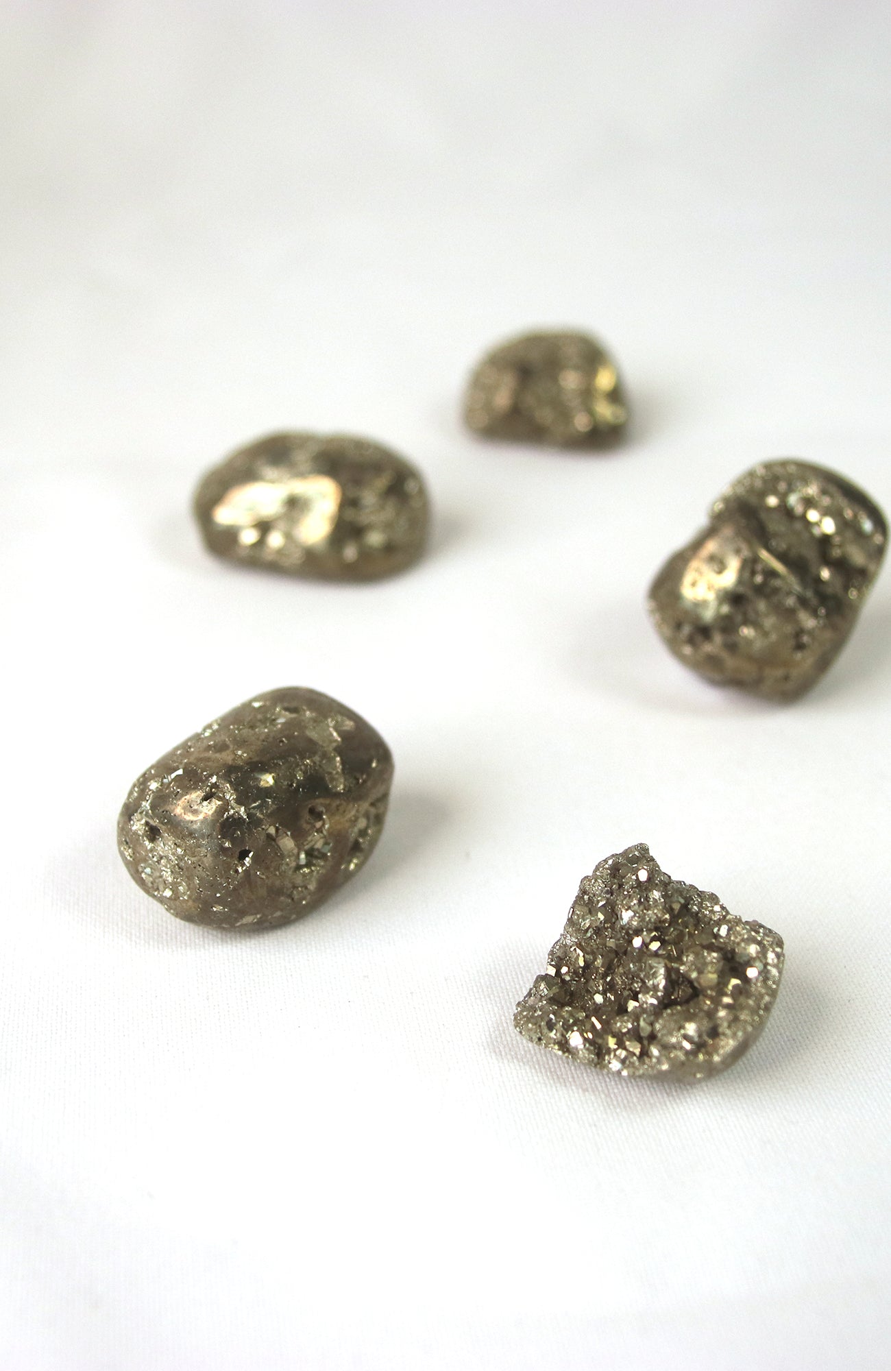 Pyrite Tumbles Stones